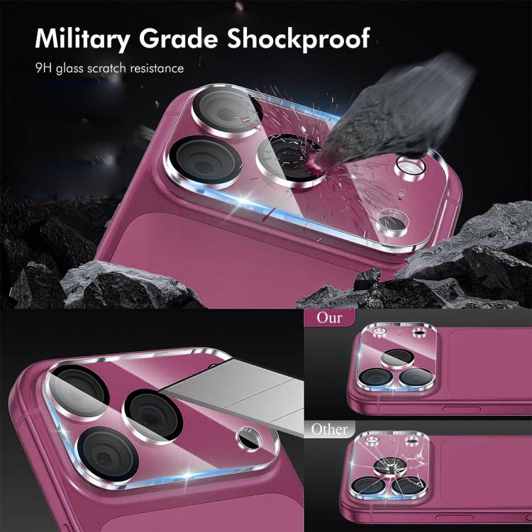 2pcs ENKAY Hat-Prince 9H Rear Camera Lens Tempered Glass Film, For iPhone 17 Pro Max, For iPhone 17 Pro, For iPhone 17, For iPhone 17 Air, For iPhone 15 Pro / 15 Pro Max, For iPhone 15 / 15 Plus, For iPhone 16 Pro / 16 Pro Max, For iPhone 16 / 16 Plus