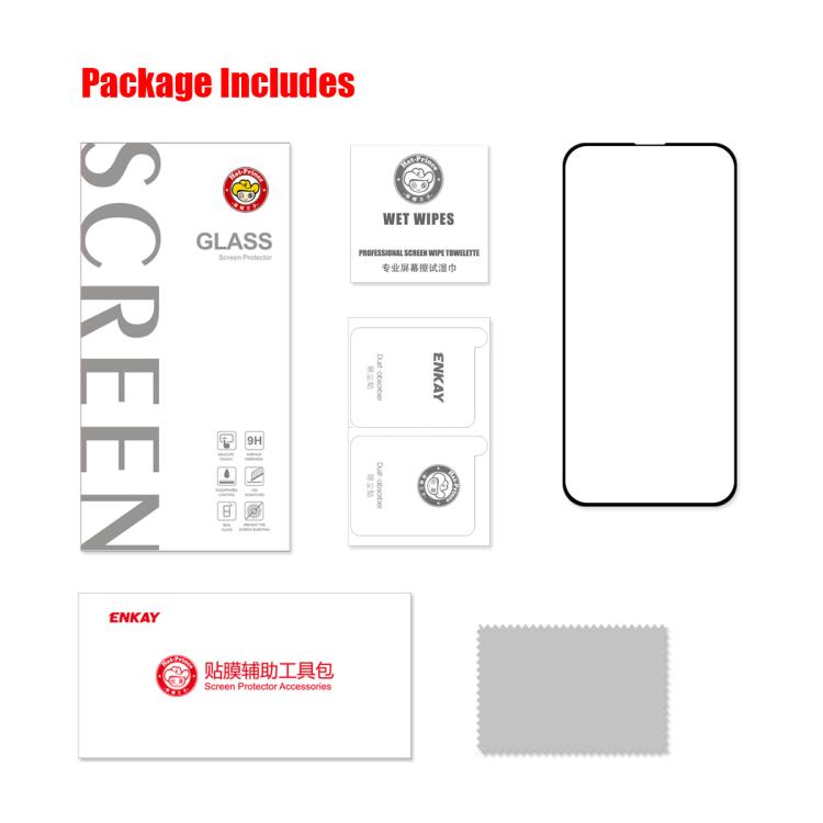 ENKAY Full Glue High Aluminum-silicon Tempered Glass Film