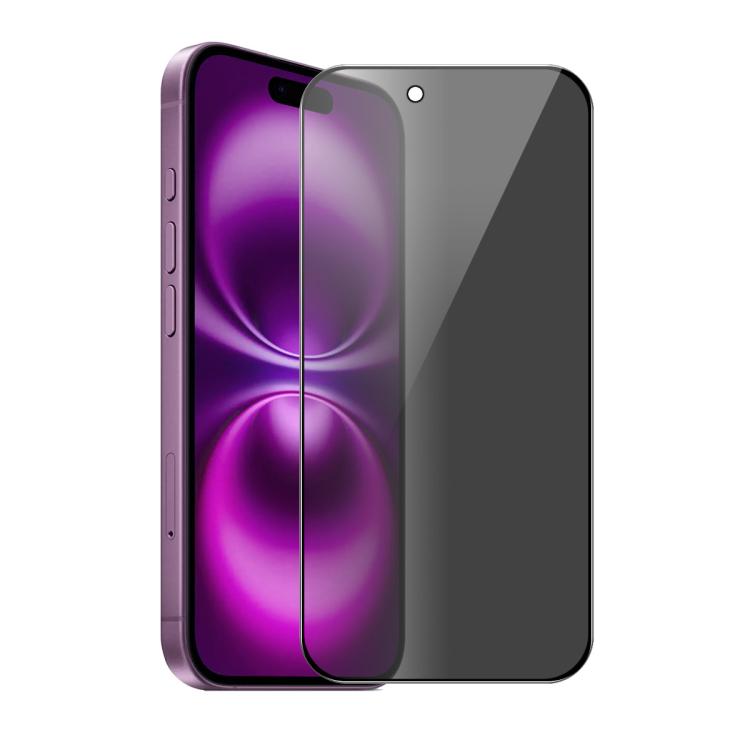 ENKAY Hat-Prince 28 Degree Anti-peeping Tempered Glass Full Screen Film, For iPhone 16 Pro Max, For iPhone 16 Pro, For iPhone 16 Plus, For iPhone 16, For iPhone 15 Pro Max, For iPhone 15 Pro, For iPhone 15 Plus, For iPhone 15
