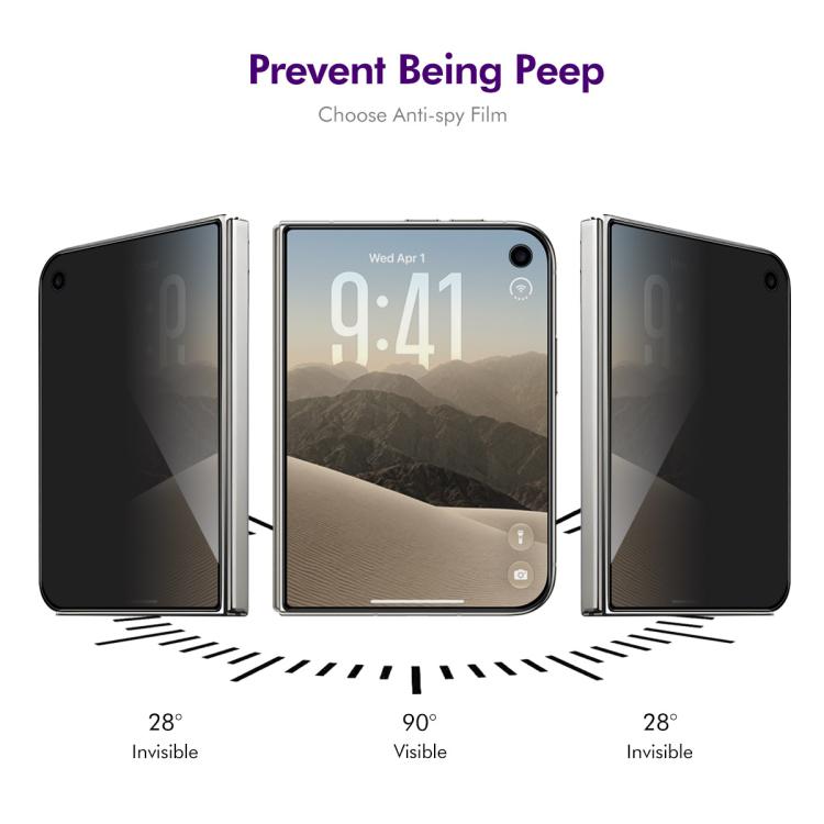 ENKAY Hat-Prince 28 Degree Anti-peeping Tempered Glass Full Screen Film, For iPhone 16 Pro Max, For iPhone 16 Pro, For iPhone 16 Plus, For iPhone 16, For iPhone 15 Pro Max, For iPhone 15 Pro, For iPhone 15 Plus, For iPhone 15