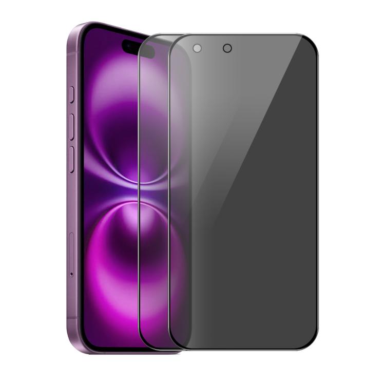 2pcs ENKAY Hat-Prince 28° Anti-peeping Tempered Glass Protector Full Screen Film, For iPhone 16 Pro Max, For iPhone 16 Pro, For iPhone 16 Plus, For iPhone 16, For iPhone 15 Pro Max, For iPhone 15 Pro, For iPhone 15 Plus, For iPhone 15