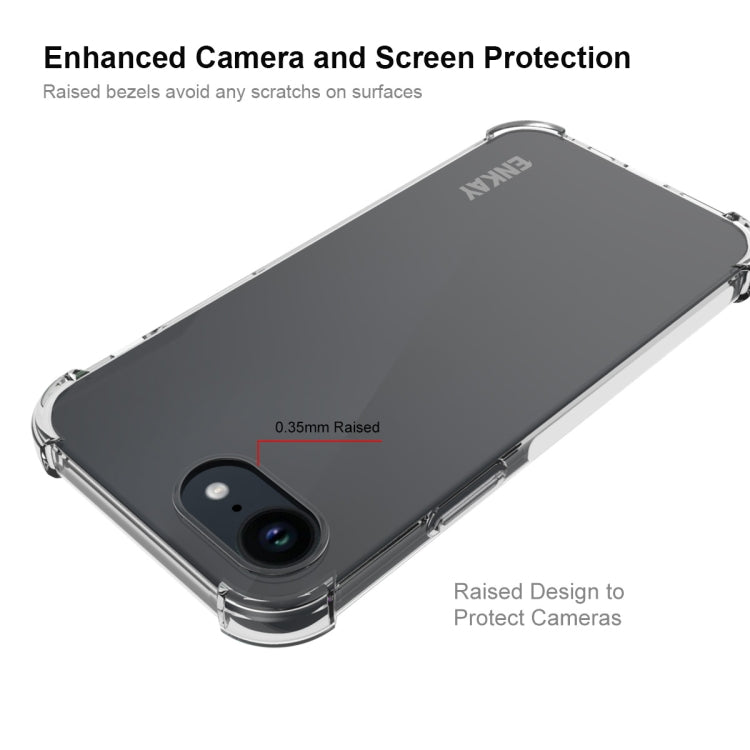 ENKAY Hat-Prince Transparent TPU Shockproof Phone Case