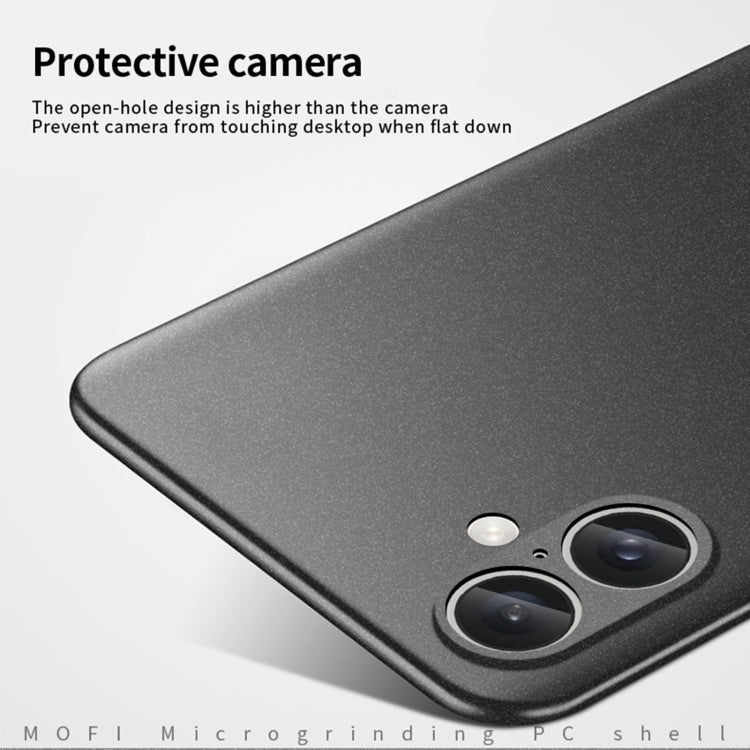MOFI Fandun Series Frosted PC Ultra-thin All-inclusive Phone Case, For iPhone 16, For iPhone 15 Pro Max, For iPhone 15 Pro, For iPhone 15 Plus