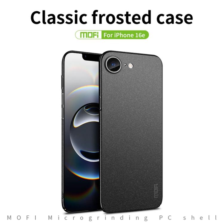 MOFI Fandun Series Frosted PC Ultra-thin All-inclusive Phone Case, For iPhone 16e, For iPhone 16 Pro Max, For iPhone 16 Pro, For iPhone 16 Plus
