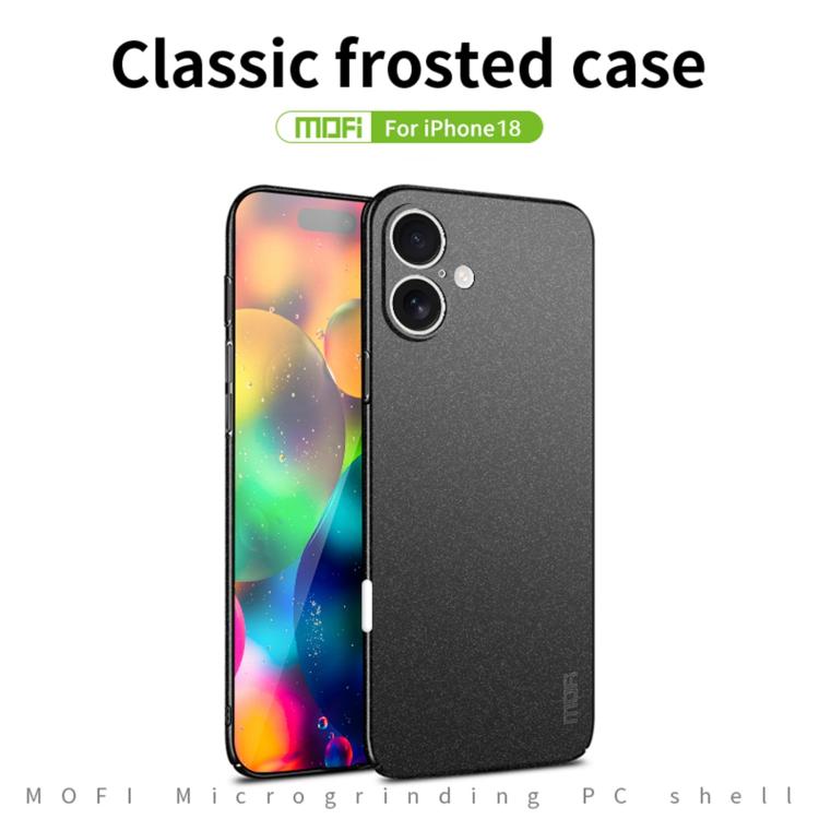 MOFI Fandun Series Frosted PC Ultra-thin All-inclusive Phone Case, For iPhone Air, For iPhone 16 Pro Max, For iPhone 16 Pro, For iPhone 16 Plus