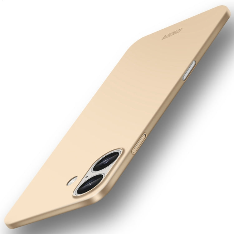 MOFI Frosted PC Ultra-thin Hard Phone Case, For iPhone 16 Pro, For iPhone 16 Plus, For iPhone 16, For iPhone 15 Pro Max