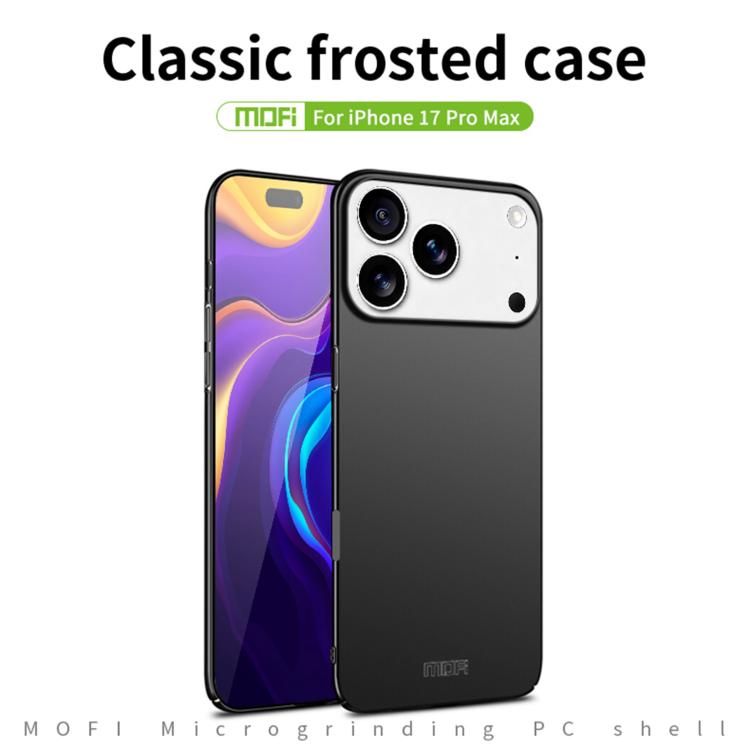 MOFI Frosted PC Ultra-thin Hard Phone Case, For iPhone 17 Pro Max, For iPhone 17 Pro, For iPhone 17, For iPhone Air