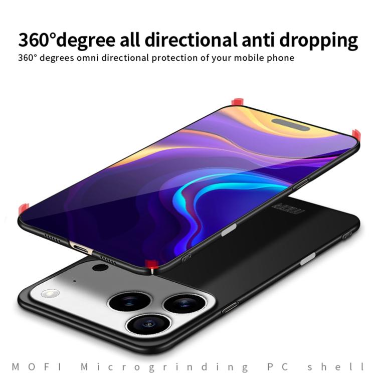 MOFI Frosted PC Ultra-thin Hard Phone Case, For iPhone 17 Pro Max, For iPhone 17 Pro, For iPhone 17, For iPhone Air