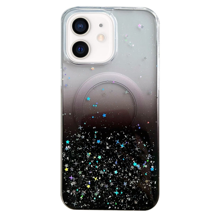 Glitter MagSafe Hybrid Clear TPU Phone Case, For iPhone 11 Pro