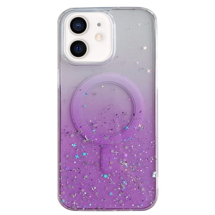 Glitter MagSafe Hybrid Clear TPU Phone Case, For iPhone 11 Pro