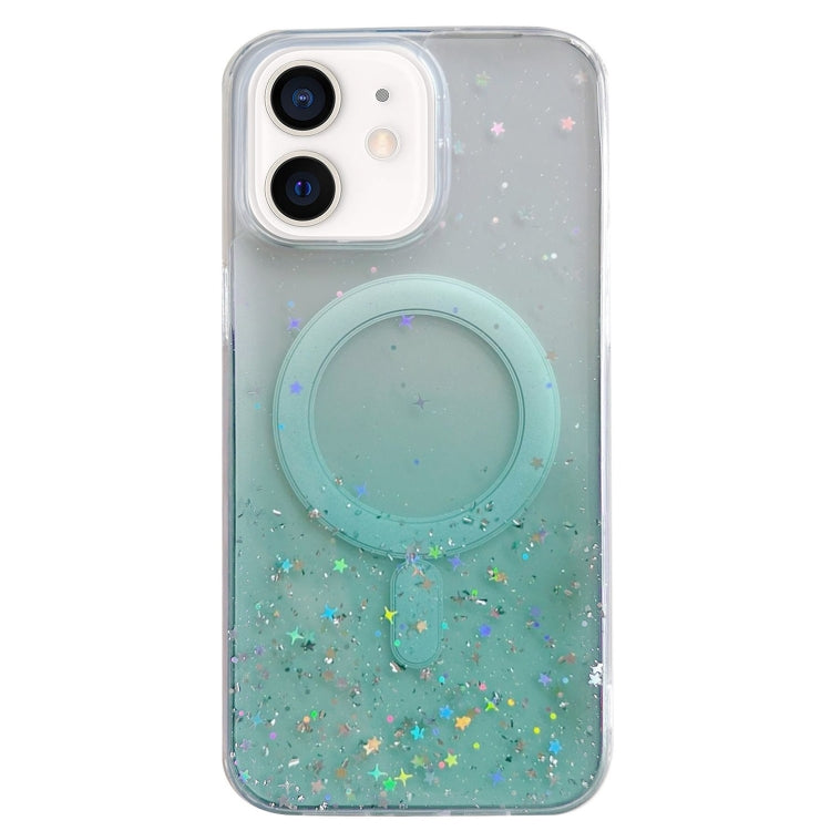 Glitter MagSafe Hybrid Clear TPU Phone Case, For iPhone 11 Pro
