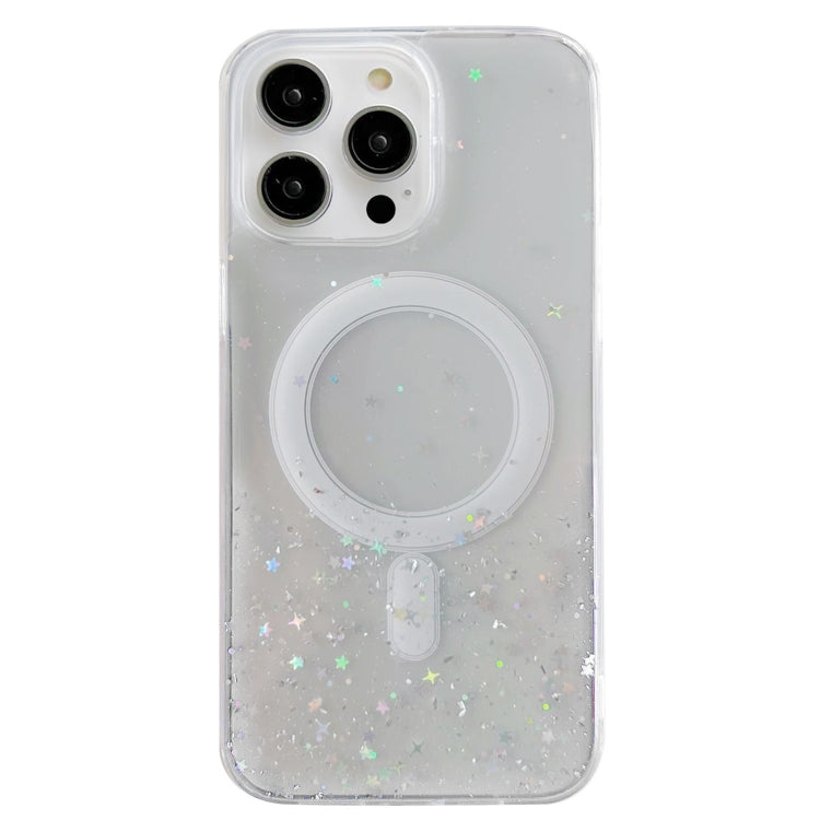 Glitter MagSafe Hybrid Clear TPU Phone Case, For iPhone 11 Pro