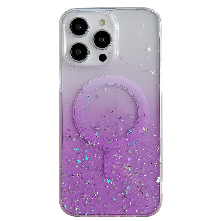 Glitter MagSafe Hybrid Clear TPU Phone Case, For iPhone 11 Pro
