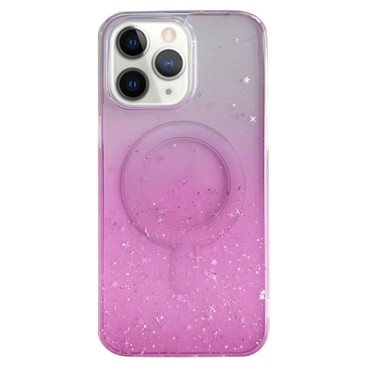 Glitter MagSafe Hybrid Clear TPU Phone Case, For iPhone 11 Pro