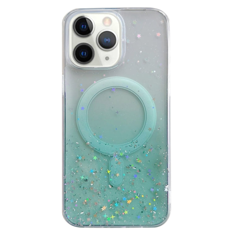 Glitter MagSafe Hybrid Clear TPU Phone Case, For iPhone 11 Pro