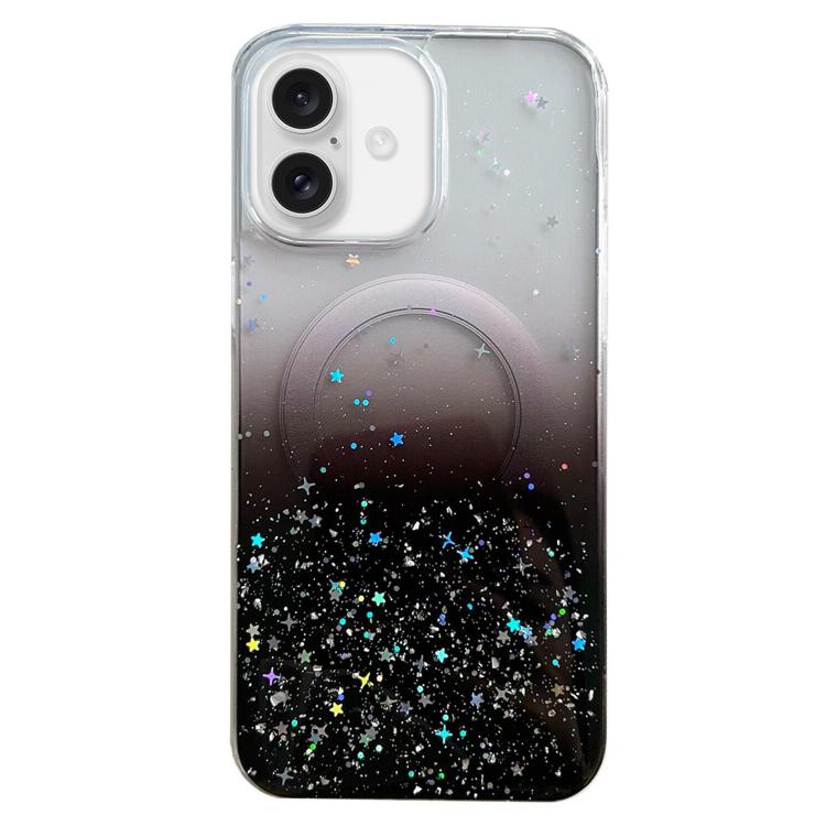 Glitter MagSafe Hybrid Clear TPU Phone Case, For iPhone 15 Pro Max, For iPhone 15 Pro, For iPhone 15 Plus, For iPhone 15