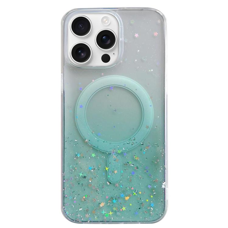Glitter MagSafe Hybrid Clear TPU Phone Case, For iPhone 15 Pro Max, For iPhone 15 Pro, For iPhone 15 Plus, For iPhone 15