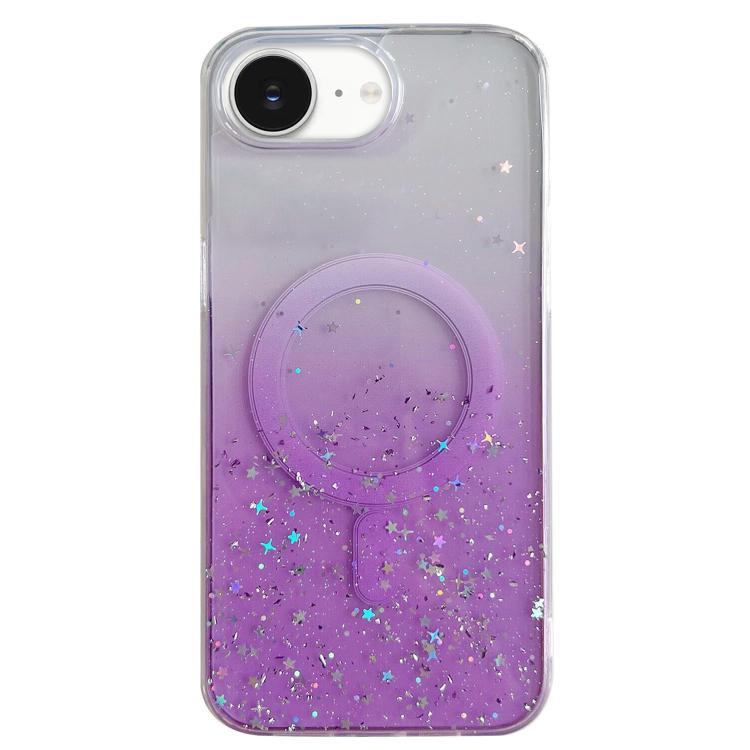 Glitter MagSafe Hybrid Clear TPU Phone Case, For iPhone 15 Pro Max, For iPhone 15 Pro, For iPhone 15 Plus, For iPhone 15