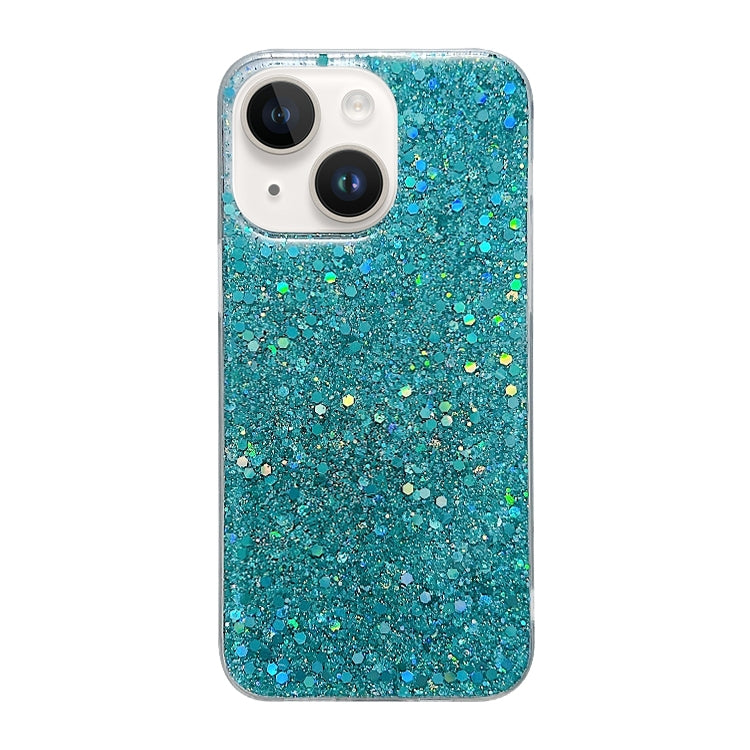 Glitter Sequins Epoxy TPU Phone Case, For iPhone 15 Pro, For iPhone 15 Plus, For iPhone 15