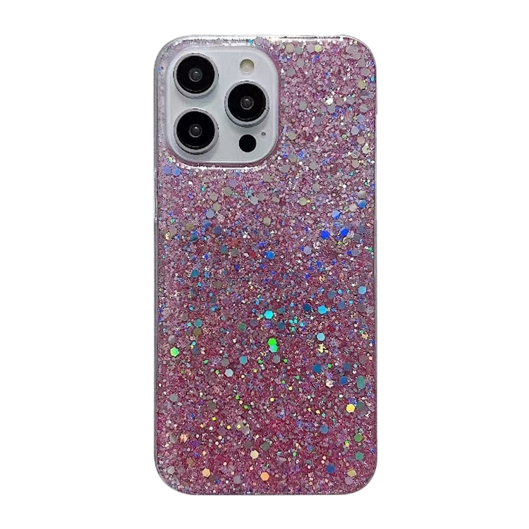Glitter Sequins Epoxy TPU Phone Case, For iPhone 15 Pro, For iPhone 15 Plus, For iPhone 15