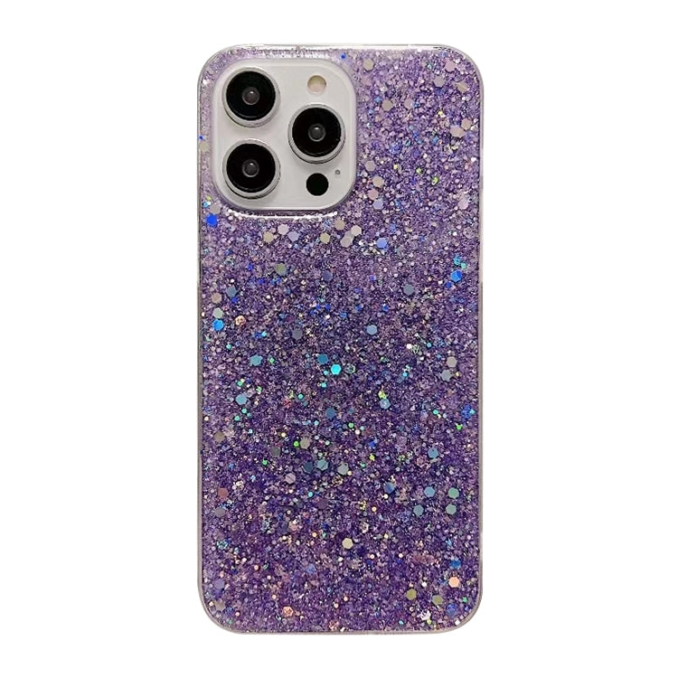 Glitter Sequins Epoxy TPU Phone Case, For iPhone 15 Pro, For iPhone 15 Plus, For iPhone 15