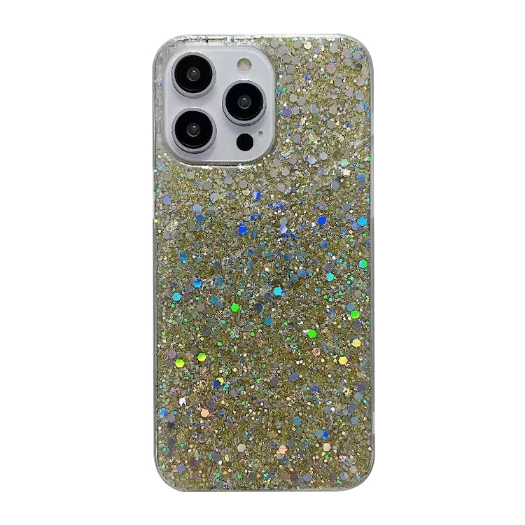 Glitter Sequins Epoxy TPU Phone Case, For iPhone 15 Pro, For iPhone 15 Plus, For iPhone 15