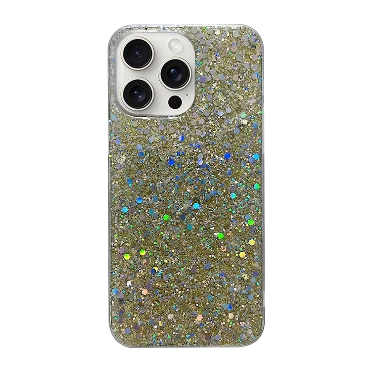 Glitter Sequins Epoxy TPU Phone Case, For iPhone 17e / 16e, For iPhone 16 Pro Max, For iPhone 16 Pro