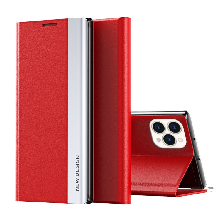 Side Electroplated Adsorption Leather Phone Case, For iPhone Air, For iPhone 16e, For iPhone 16 Pro Max