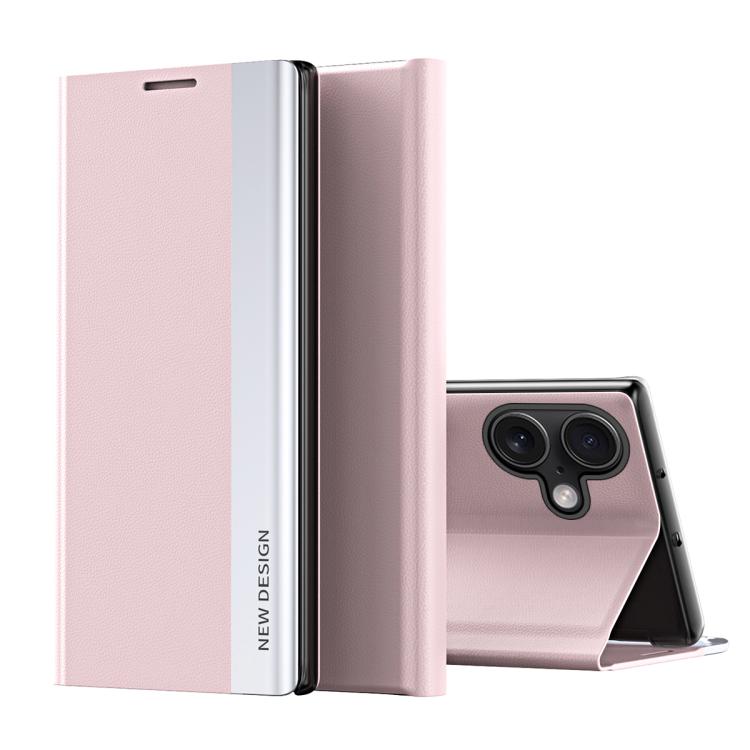 Side Electroplated Adsorption Leather Phone Case, For iPhone 17, For iPhone Air, For iPhone 16 Pro Max