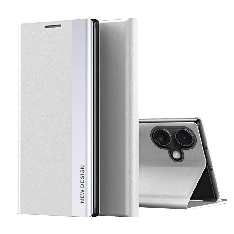 Side Electroplated Adsorption Leather Phone Case, For iPhone 17, For iPhone Air, For iPhone 16 Pro Max