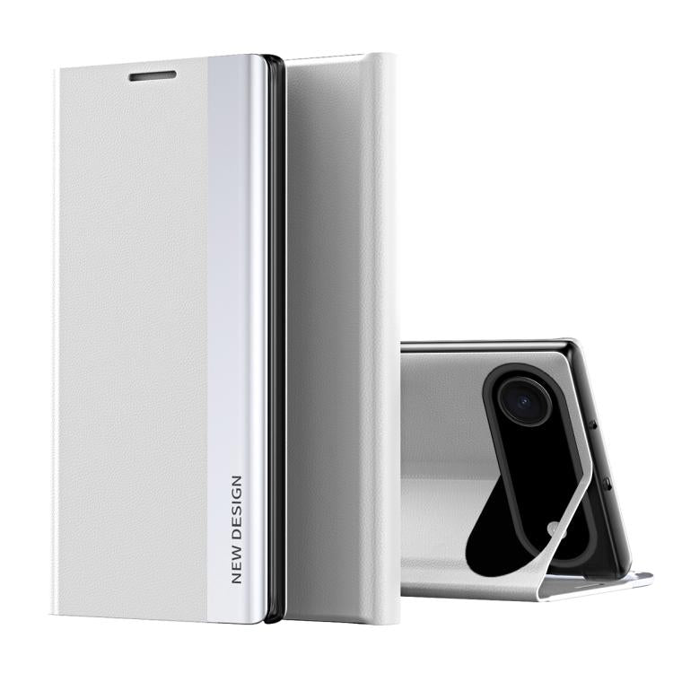 Side Electroplated Adsorption Leather Phone Case, For iPhone Air, For iPhone 16e, For iPhone 16 Pro Max