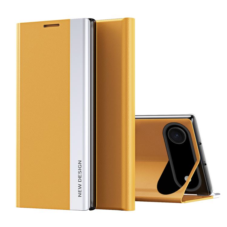 Side Electroplated Adsorption Leather Phone Case, For iPhone Air, For iPhone 16e, For iPhone 16 Pro Max