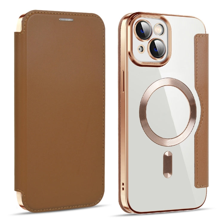 Shield MagSafe RFID Anti-theft Leather Phone Case, For iPhone 15 Pro, For iPhone 15 Plus