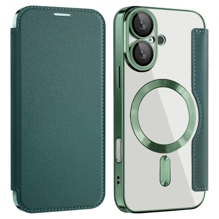 Shield MagSafe RFID Anti-theft Leather Phone Case, For iPhone 16 Pro, For iPhone 16 Plus