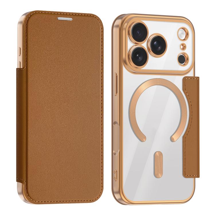 Shield MagSafe RFID Anti-theft Leather Phone Case, For iPhone 17 Pro Max, For iPhone 17 Pro