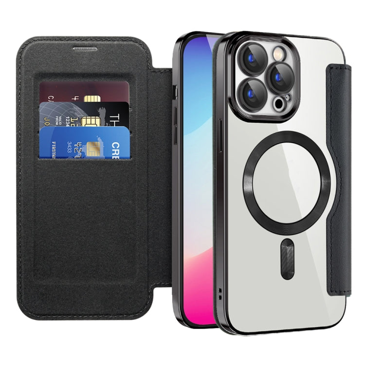 Shield MagSafe RFID Anti-theft Leather Phone Case, For iPhone 15 Pro, For iPhone 15 Plus