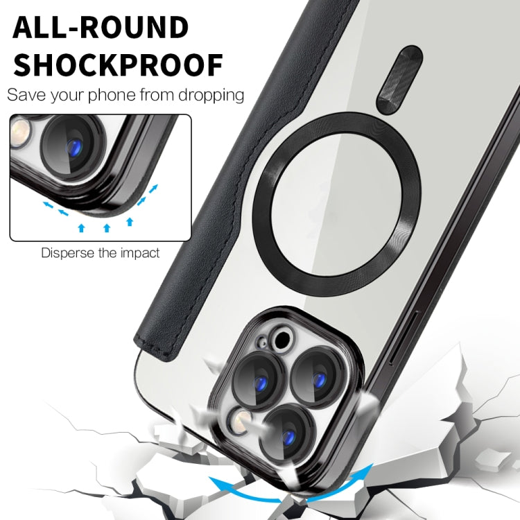 Shield MagSafe RFID Anti-theft Leather Phone Case, For iPhone 16 Pro, For iPhone 16 Plus