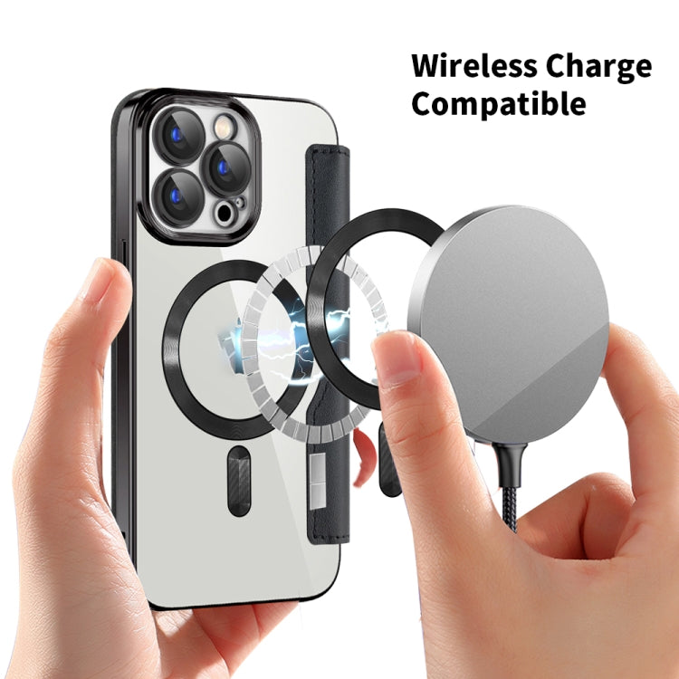 Shield MagSafe RFID Anti-theft Leather Phone Case, For iPhone 16 Pro, For iPhone 16 Plus