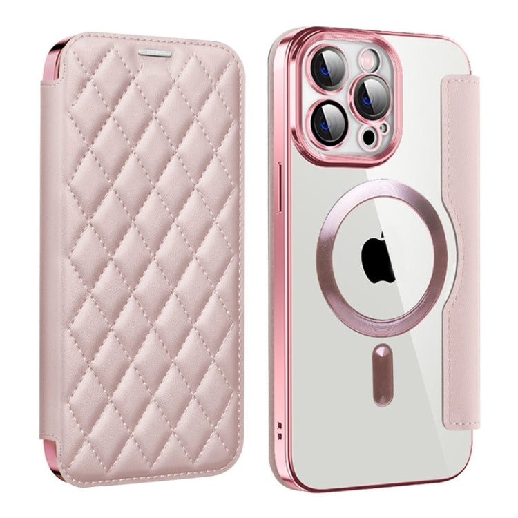 Shield Magsafe RFID Anti-theft Rhombus Leather Phone Case, For iPhone 12 Pro Max, For iPhone 12 Pro, For iPhone 11 Pro Max