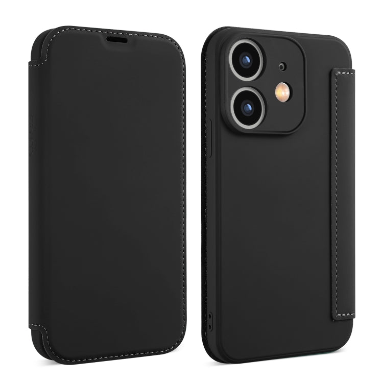 Imitate Liquid Skin Feel Leather Phone Case with Card Slots, For iPhone 11 Pro Max, For iPhone 11