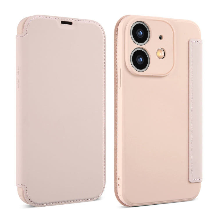 Imitate Liquid Skin Feel Leather Phone Case with Card Slots, For iPhone 11 Pro Max, For iPhone 11