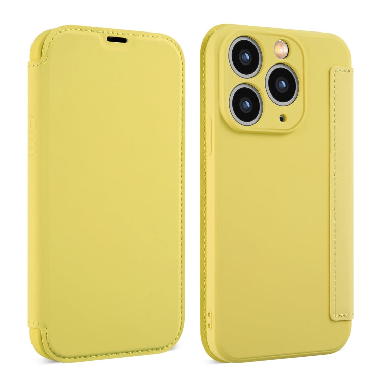 Imitate Liquid Skin Feel Leather Phone Case with Card Slots, For iPhone 11 Pro Max, For iPhone 11