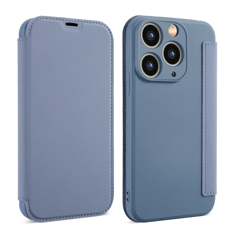 Imitate Liquid Skin Feel Leather Phone Case with Card Slots, For iPhone 11 Pro Max, For iPhone 11