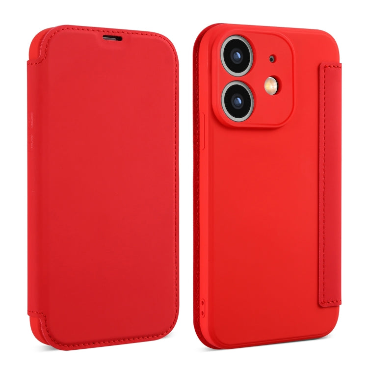Imitate Liquid Skin Feel Leather Phone Case with Card Slots, For iPhone 12, For iPhone 12 Pro Max