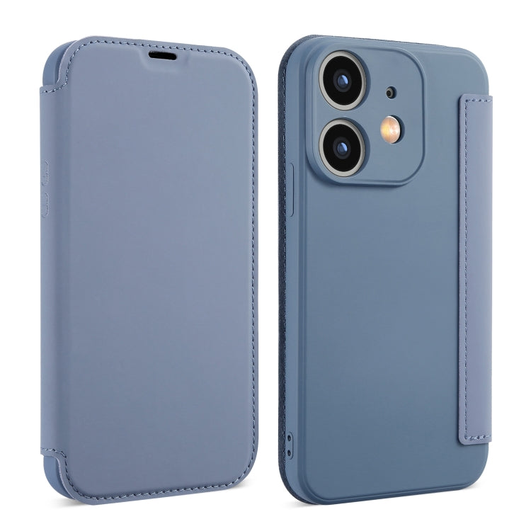 Imitate Liquid Skin Feel Leather Phone Case with Card Slots, For iPhone 12, For iPhone 12 Pro Max