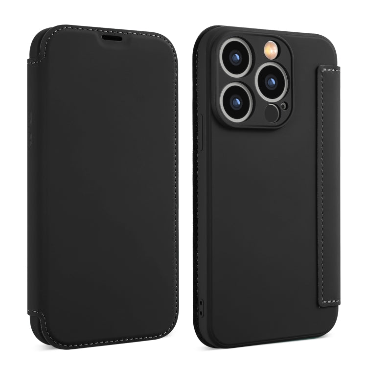 Imitate Liquid Skin Feel Leather Phone Case with Card Slots, For iPhone 12, For iPhone 12 Pro Max