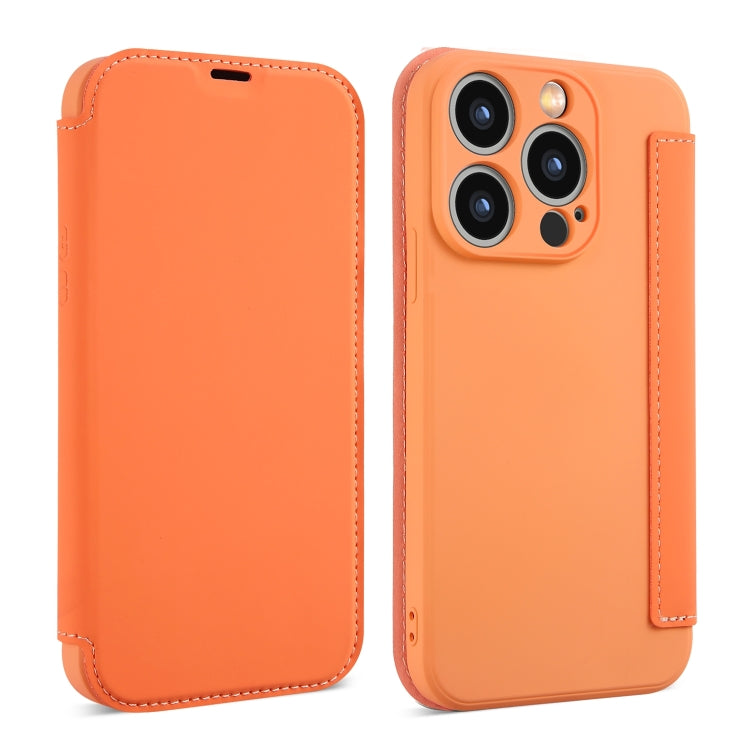 Imitate Liquid Skin Feel Leather Phone Case with Card Slots, For iPhone 12, For iPhone 12 Pro Max