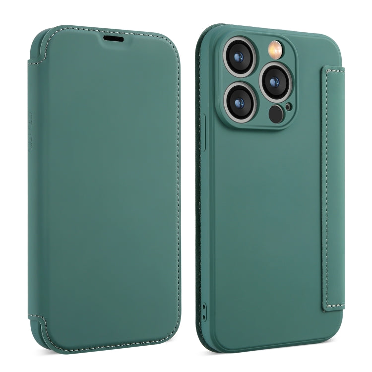 Imitate Liquid Skin Feel Leather Phone Case with Card Slots
