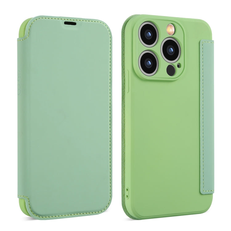 Imitate Liquid Skin Feel Leather Phone Case with Card Slots