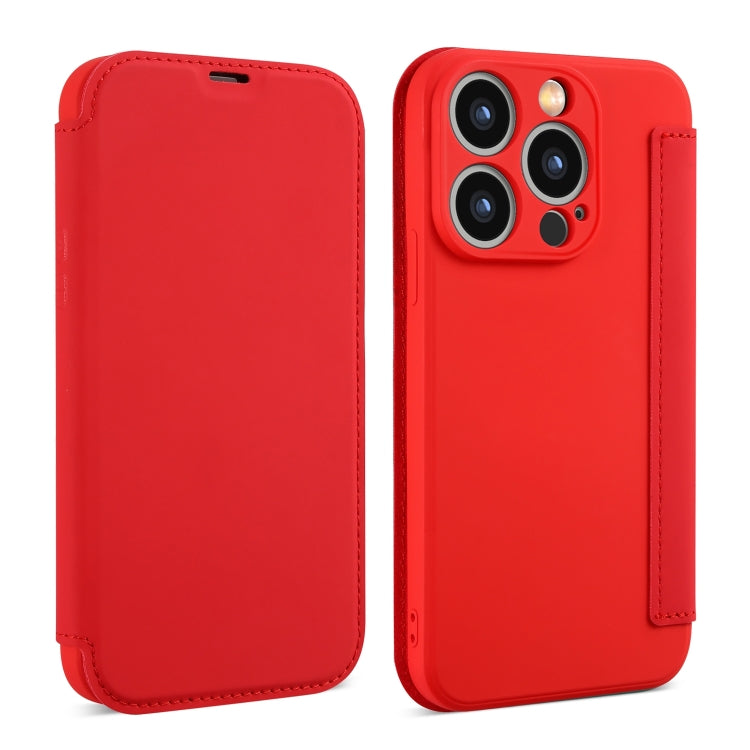 Imitate Liquid Skin Feel Leather Phone Case with Card Slots